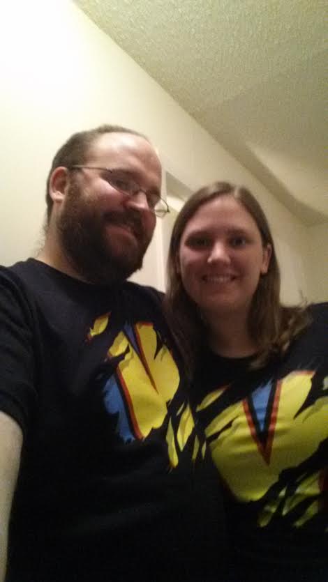 Bethy805's tweet image. @seriousgamingtv Jwaterman392 and Bethy805 with our new V shirts on!! #subforlife