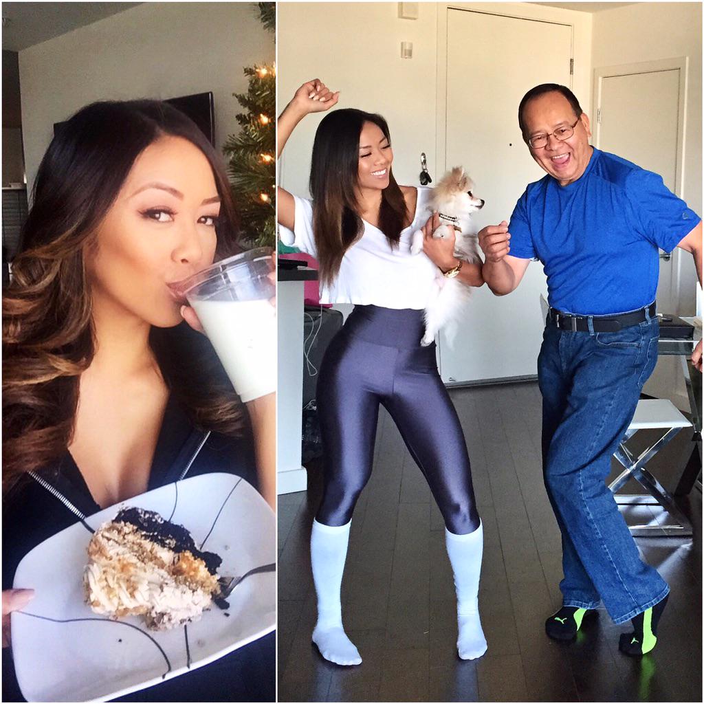 LianeV's tweet photo. #MixifytheSeason! You chose for me to dance with my dad to balance what I ate &amp; drank! #MyMixifyPartner http://t.co/cOq5H1GOFC