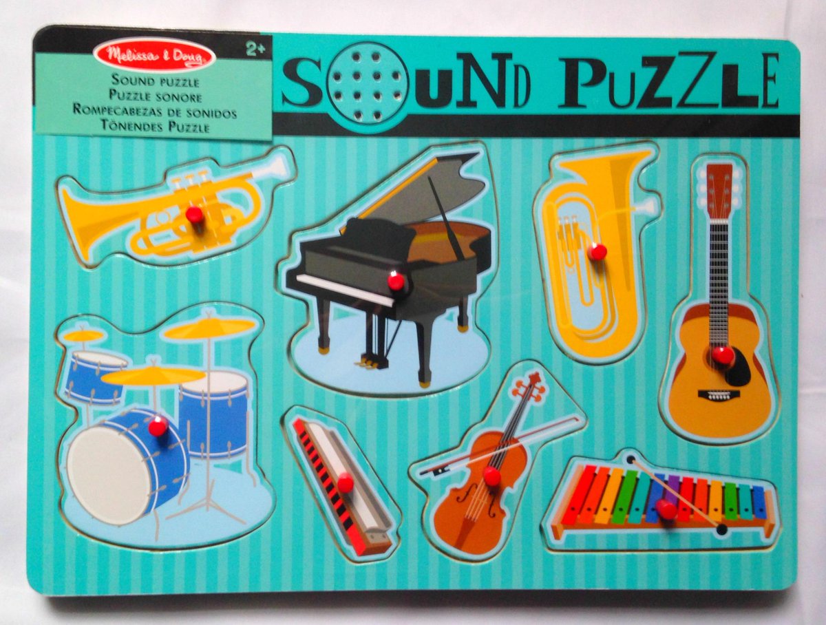 #MelissaAndDoug #Musical #Instruments Sound #Puzzle 8 Pieces #AuditorySkills ebay.co.uk/itm/Melissa-Do… #kidstoys #toys