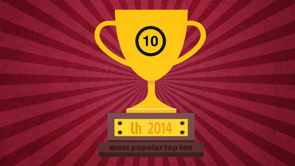 designth1nker's tweet image. “@lifehacker: These were our most popular top 10 lists of 2014: lifehac.kr/Aj6LdzP http://t.co/i7JxZVZXHk” #listsrock