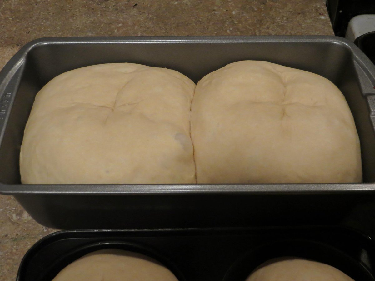 helenwheels's tweet image. "This is going to be some good!"@alanthomasdoyle ,yes it was as easy as she said it is!#MomsBread in oven smells mmmm