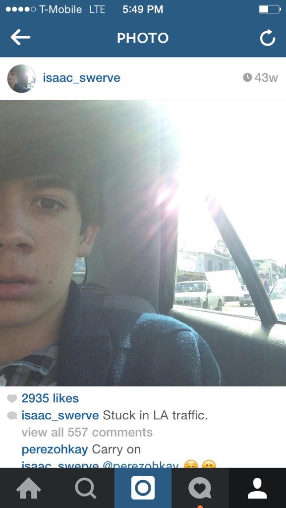 IGonazel's tweet image. If you haven't follow me on Instagram @isaac_swerve a lot of people says I look like @HayesGrier in this one photo🙊