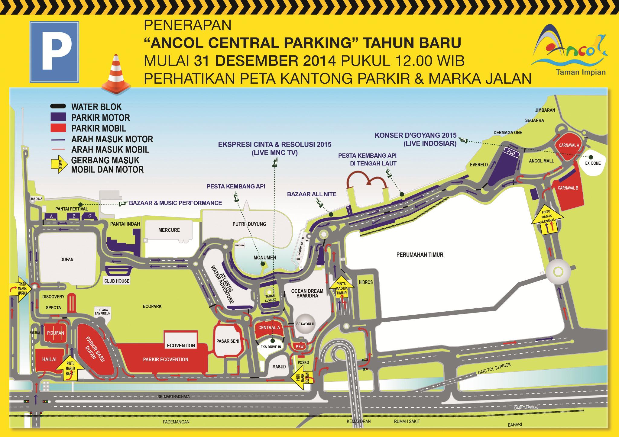 Ancol Taman Impian on Twitter: "Pintu gerbang: 1. Marina 
