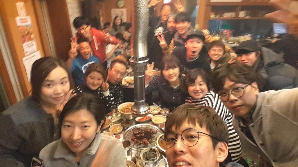 teoinmbc's tweet photo. 2014 MBC방송연예대상 올해의 프로그램상 진심으로 감사합니다~! 
이 상은 무한도전을 제작하는 김구산 부장님, 강성아, 박진경, 장승민, 이민지, 박종화, 김효연, 정은비, ���신지, 이은정 이은진 PD들이 http://t.co/WsYAcHZls8