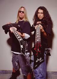 SlayerFC_ID's tweet photo. Jeff Hanneman and Tom Araya #RIPHanneman http://t.co/IVHEHRXbtl