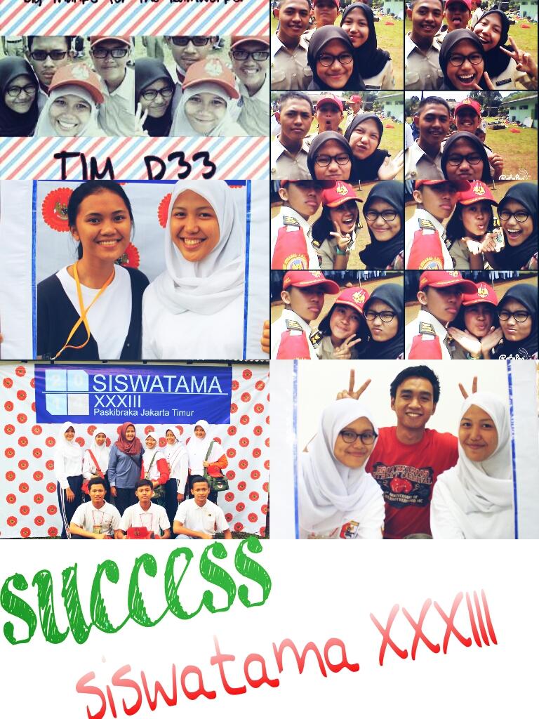 Terimakasih 4hari 3malem nya semuaaaa, especially for tim D33 @siswatama_33. 😘👍💪💕.