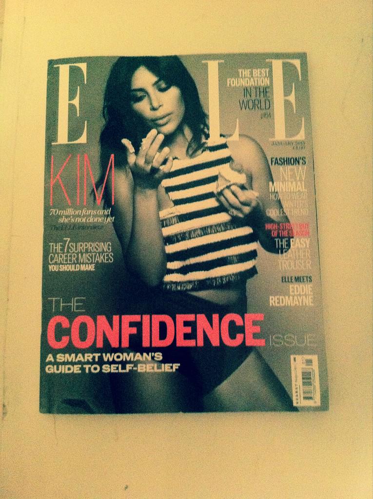 hcmbeauty's tweet photo. OMG!!! 😁 It only took 3+ weeks, BUUT my @elleuk @kimkardashian #ConfidenceIssue FINALLY came! http://t.co/s2NS47WIIE