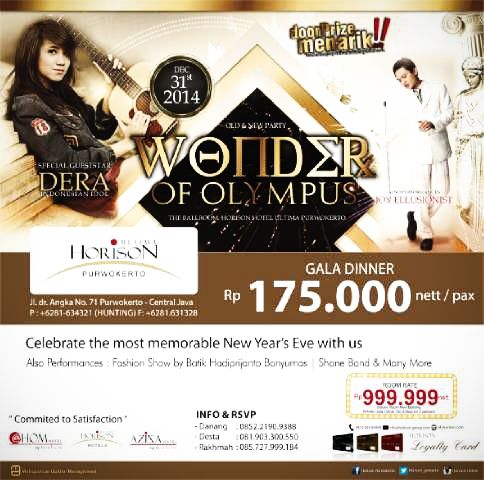 “<a href="/Dheraction_CLP/">Dheractions.Cilacap</a>: #pwtEVENT   : <a href="/deraa93/">dherasiagian</a> at Wonder of Olympus Horizon Hotel. Cc <a href="/infoPURWOKERTO/">IG: @Purwokertoku</a> ”