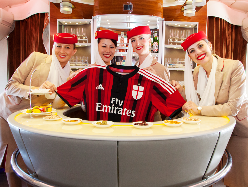 emirates's tweet photo. Follow @emirates &amp; retweet this for a chance to win a signed @acmilan jersey. #WINDubaiFC http://t.co/ESWdM7xjlh