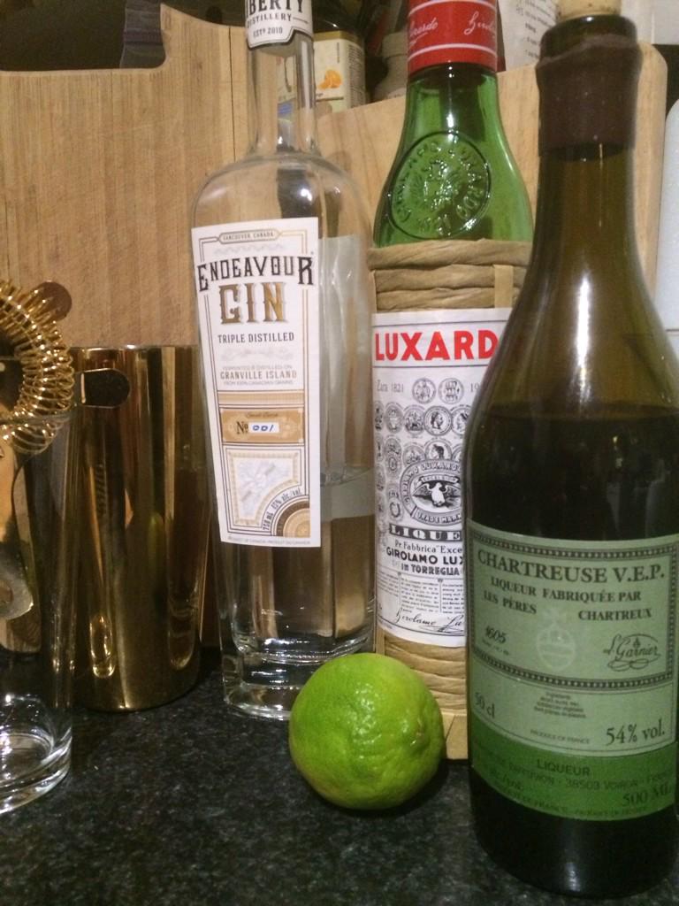 TerminalCityCC's tweet photo. An eminently superior #lastword a well-deserved #nightcap @BCBartender @TLDistillery @chartreuseliq @LuxardoCocktail http://t.co/LYvUASiHRw