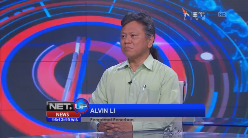mdtvindonesia's tweet photo. Talk Show bersama Alvin Lie pengamat penerbangan #NETBreakingNews http://t.co/ABxkgIWUfp