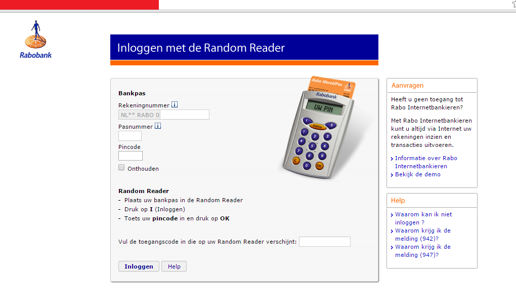 Qr Code Rabo Scanner Rabobank Inloggen Met Scanner | Rabo Online Bankieren aanvragen – VYWSOB