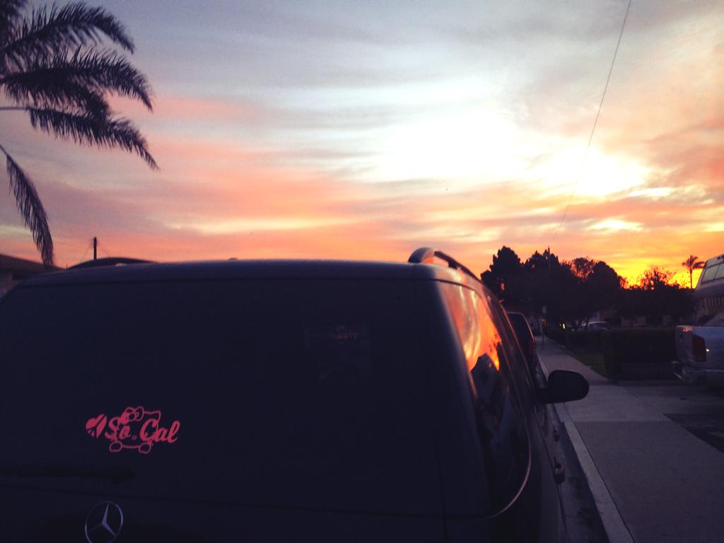 iAmAbiding's tweet photo. Beautiful sky! &amp; my Benz http://t.co/LyalFX1pbA