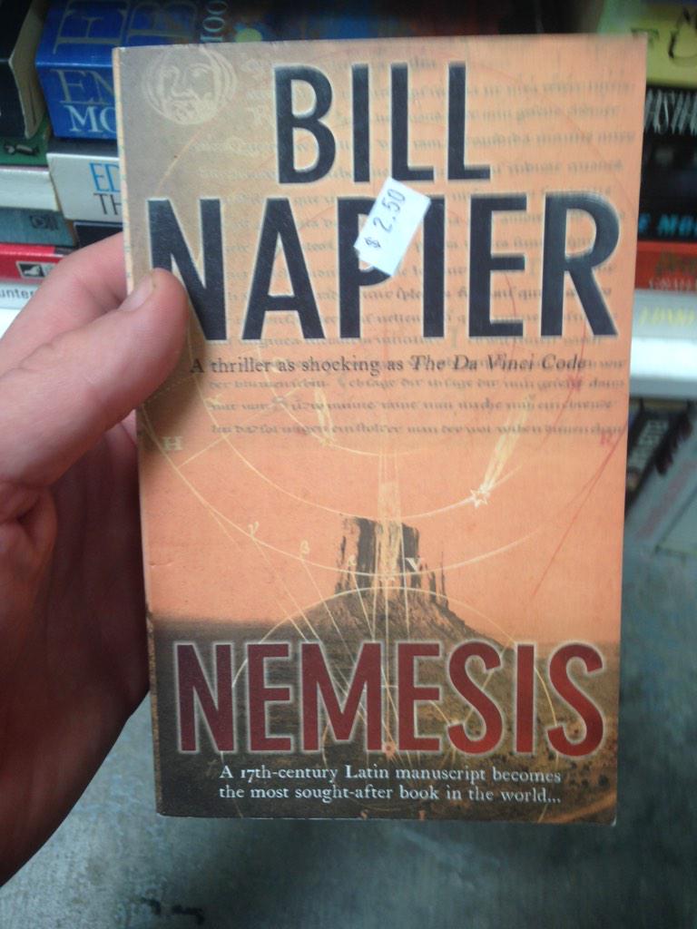 Billtheranger's tweet photo. “@TobyHumby: Bloody great read @Billtheranger can't wait for the rest of the series!! http://t.co/VUhA4ulipf”

My nemesis wrote that!