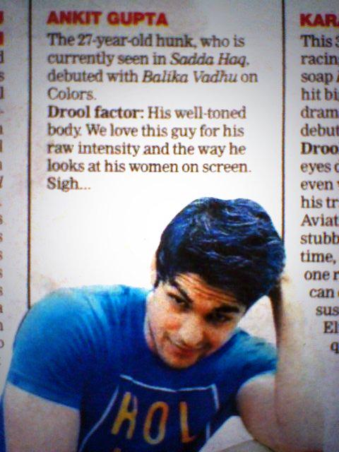 pallo_latke's tweet photo. @6ankitgupta  in hot men list of The Telegraph 💖💖
#proud_sadda_haqian 😉
#LoveULoads #KeepSmiling 😘😘
@PaRanFC http://t.co/ZN98mxjH5A