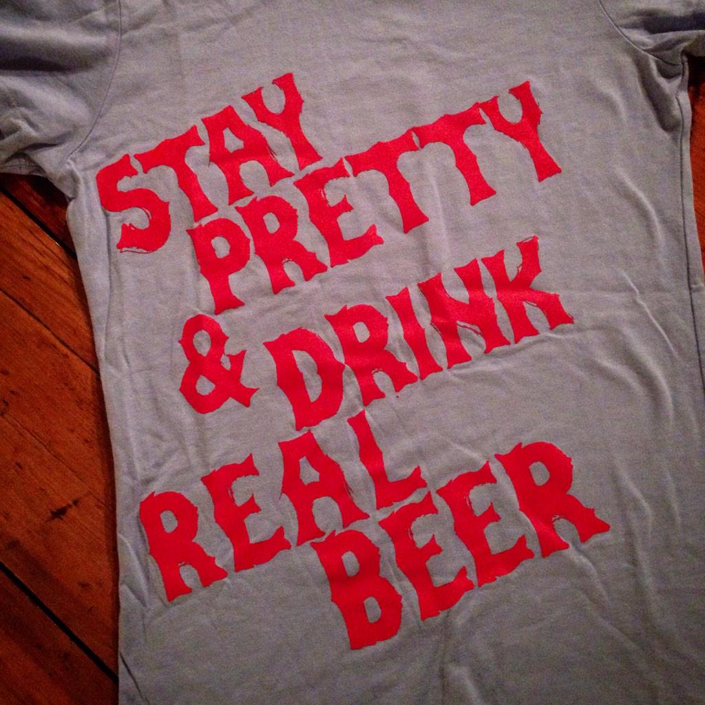 A_Breaze's tweet photo. Lovin' my new #prettythingsbeer shirt from Seth. Representing in VT. #VTbeer #BeerGirl #craftbeer http://t.co/LHxDdl7Q9g