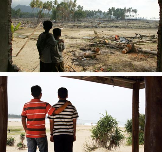 Hoe overleefden neefjes Arie (10) en Rahmat (6) de tsunami in 2004? Lees hun verhaal: bit.ly/1HVBYcz
