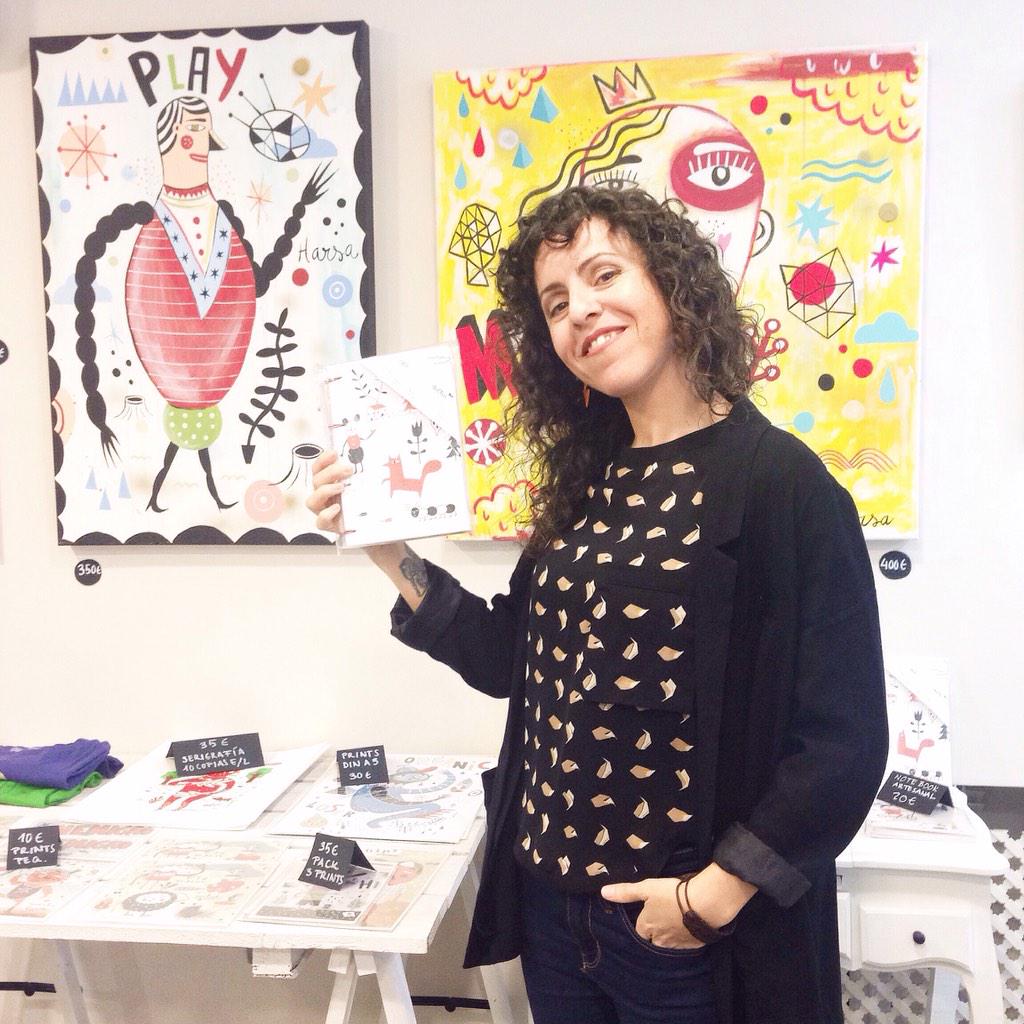 irdepropio's tweet photo. Un placer #irdepropio a conocer a @Harsa_pati en la Popup Gallery de #Bilop ¡Lo queremos todo! http://t.co/lnzVzZ87qR