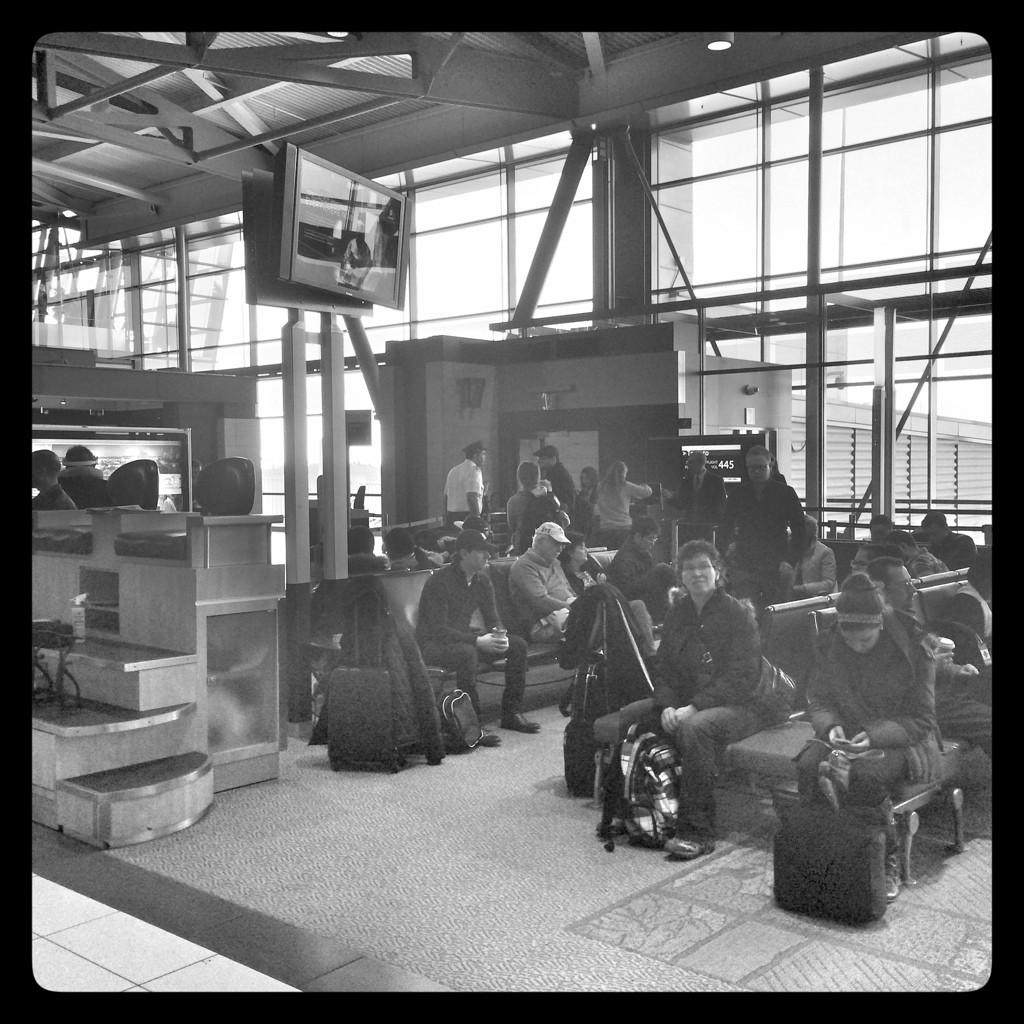 brianlilley's tweet image. The trip to Dallas to fill in for @glennbeck begins here at the Ottawa Airport.