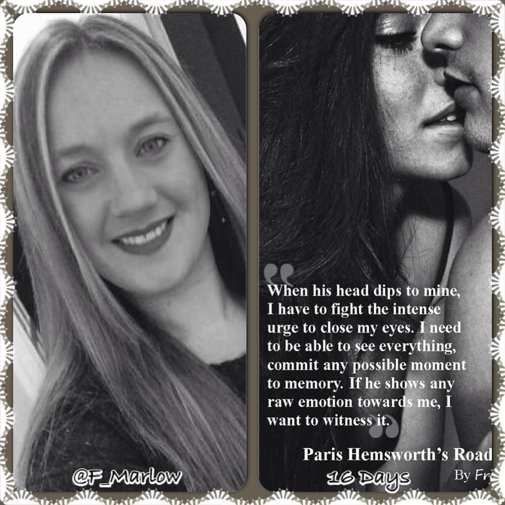 krisijudd8's tweet photo. π Only 16 Days till we get to read the story from Paris! Written by @F_Marlow πβ€οΈ #NewTeaser #excited #RTWSeries β€οΈ http://t.co/kfnV6GO59R