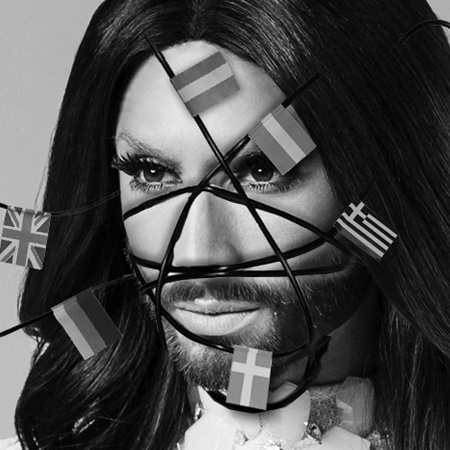 Terminalthreetv's tweet photo. @ConchitaWurst The #QueenofEurope with a #RebelHeart @Madonna @Eurovision http://t.co/H40s7lUl1s