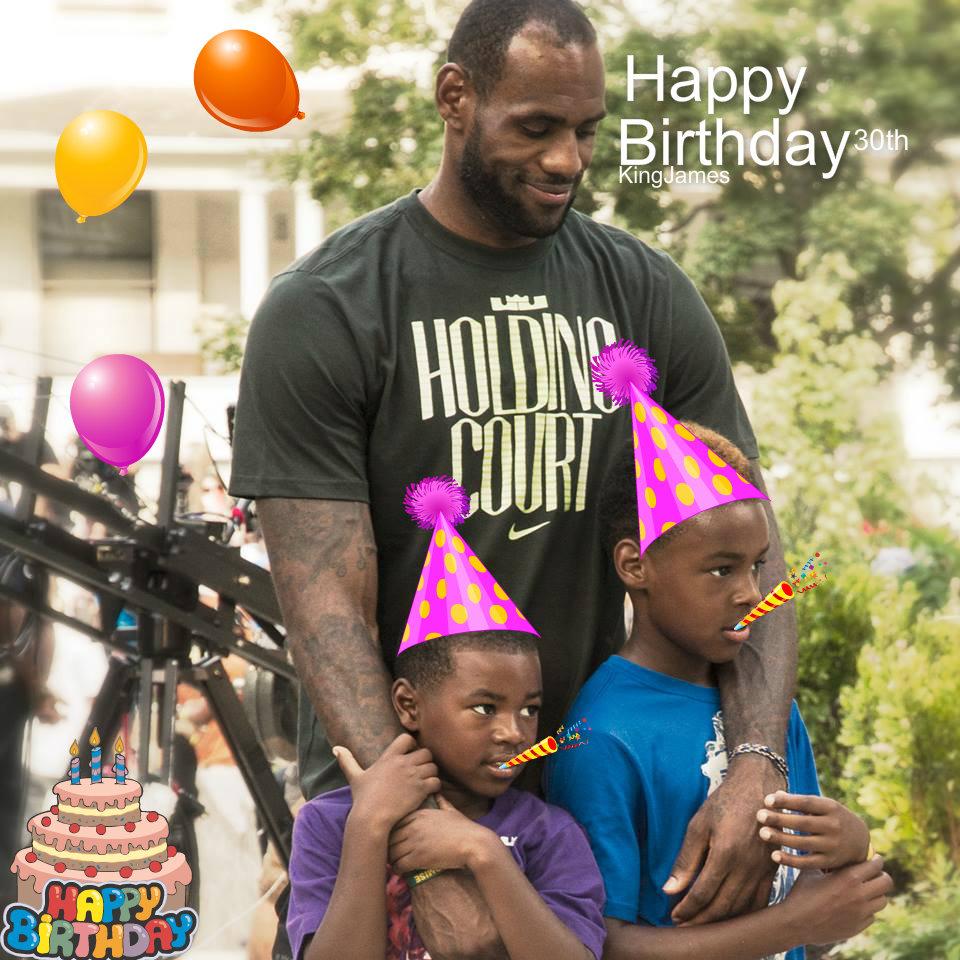  Happy Birthday LeBron James\ 30th!   
