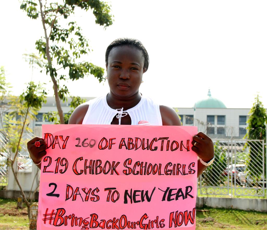 BukkyShonibare's tweet photo. Day 260 of abduction
2 days to New Year
#BringBackOurGirls 
@omojuwa @washingtonpost http://t.co/7GEY28538e