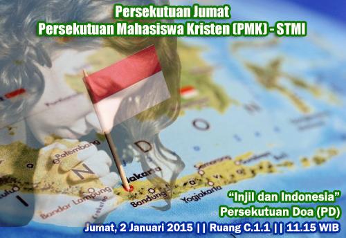Selamat natal teman-teman semua.. Mari bersekutu bersama dalam PJ PMK-STMI pada Jumat 2 Januari 2015..