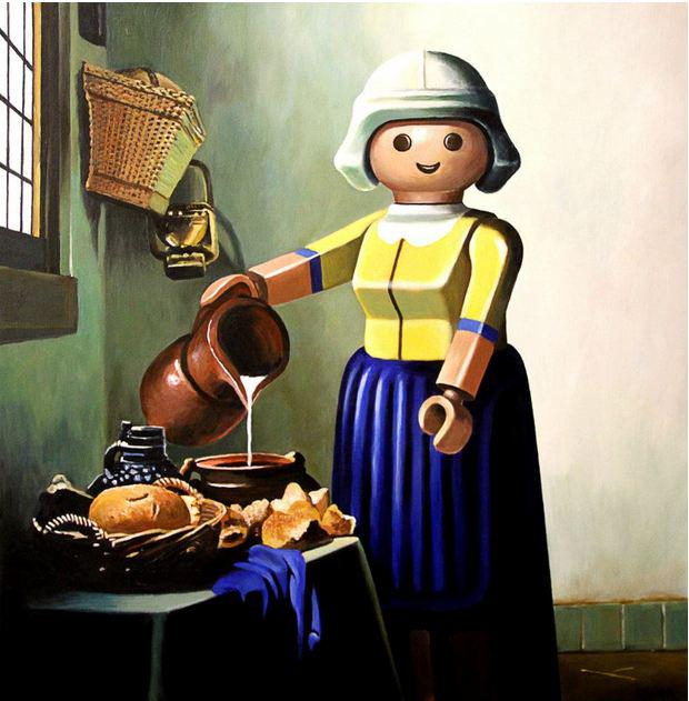 benanegatif's tweet photo. Un peintre recrée les tableaux les plus célèbres avec des Playmobils http://t.co/TY8Ow0aDaf via @CulturezVous http://t.co/HOXvzqewcN