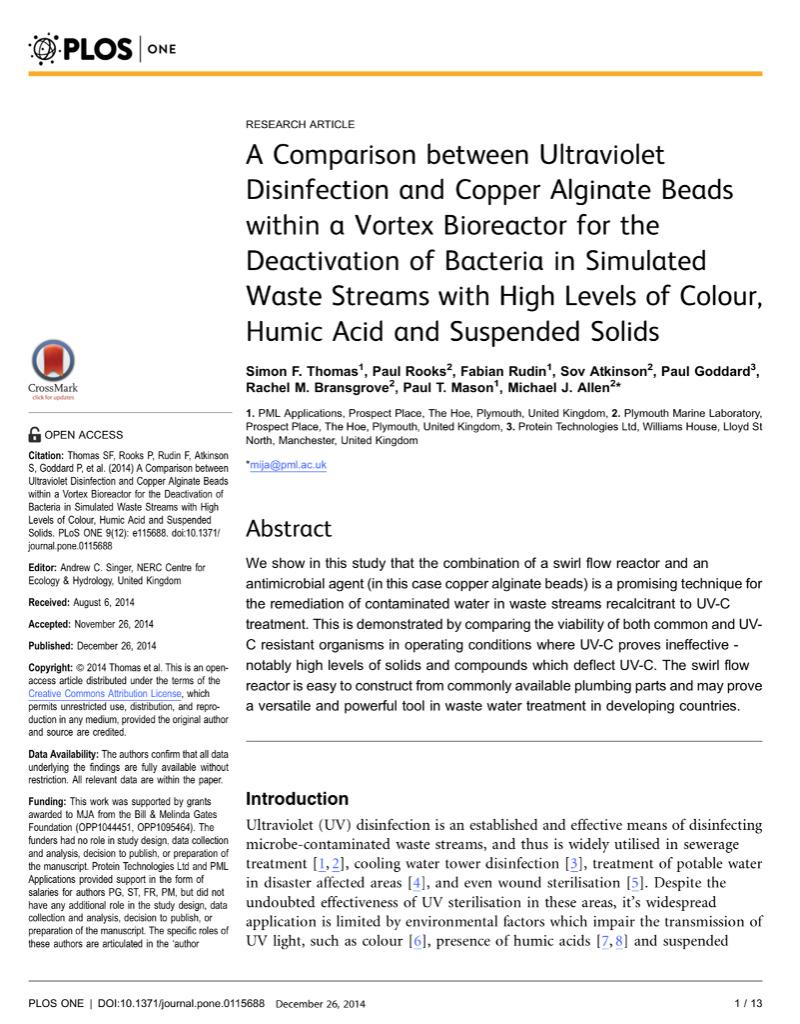 Mike_J_Allen's tweet photo. 3rd Manuscript in the #vortexbioreactor series now out! http://t.co/p0gal7KUFX #copperballs http://t.co/GrUFzZkRR3