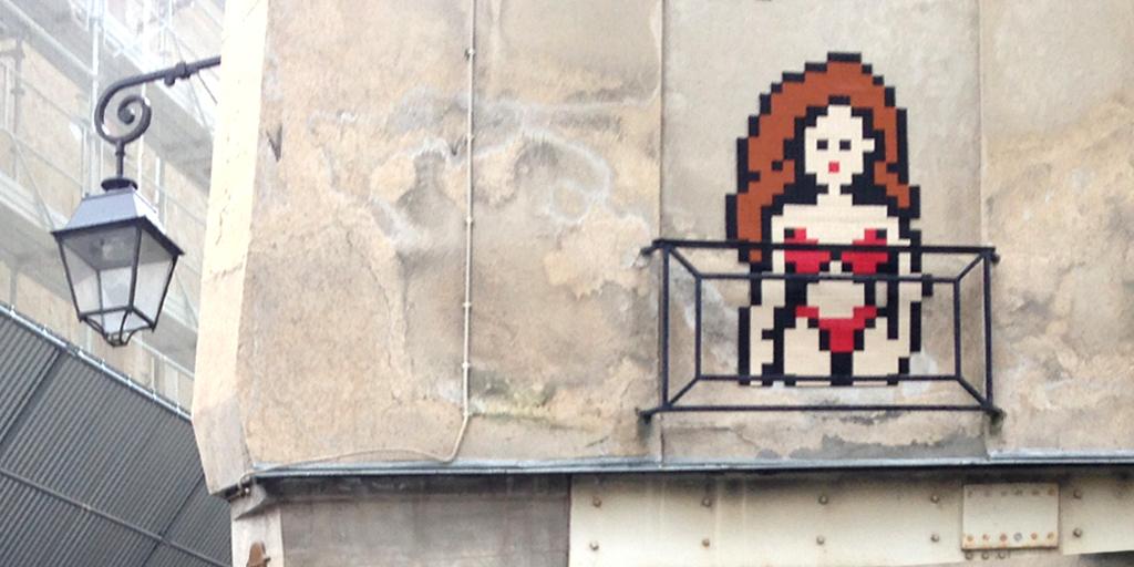 ParisOneForty's tweet image. In a city with a per capita lingerie-to-woman ratio that boggles the mind, scantily-clad possibilities always beckon.