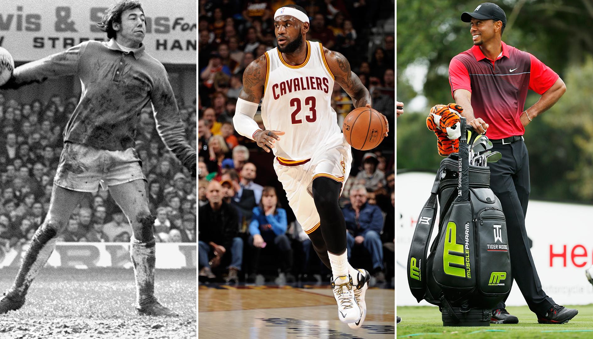 A good date for sporting genes! Happy Birthday to Gordon Banks (77), LeBron James (30) and Tiger Woods (39). 