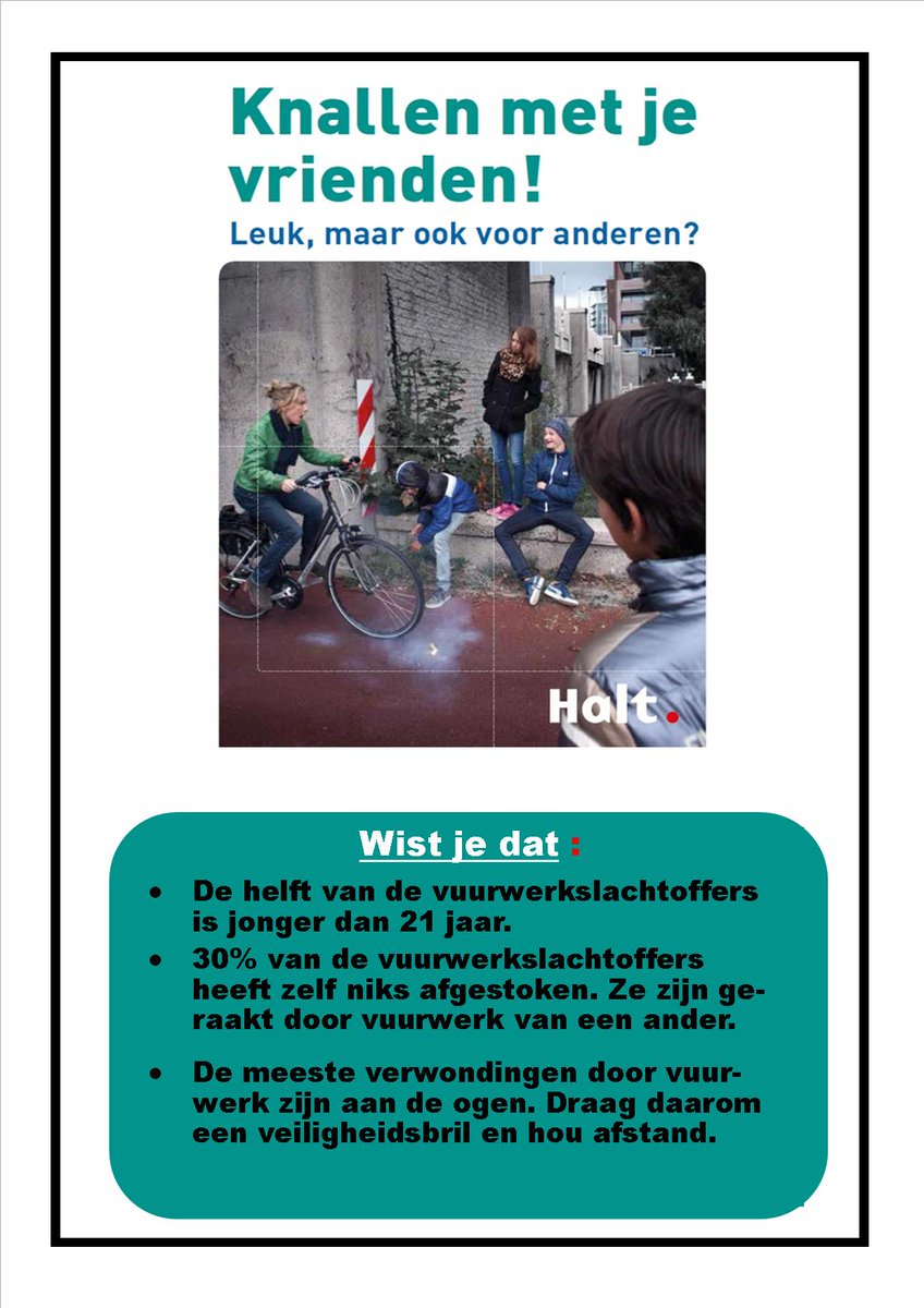 bravobrielle's tweet photo. Knallen met je vrienden! Leuk, maar ook voor anderen? http://t.co/kqXpSOeeGj
