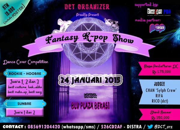 <a href="/moonlight_ent/">OPEN MEMBER</a> [HELP RT]Fantasy Kpop Show | 24Jan '15 | Blu Plaza Bekasi | Rookie-Hoobae&amp;Sunbae | 175k | info:cek fav