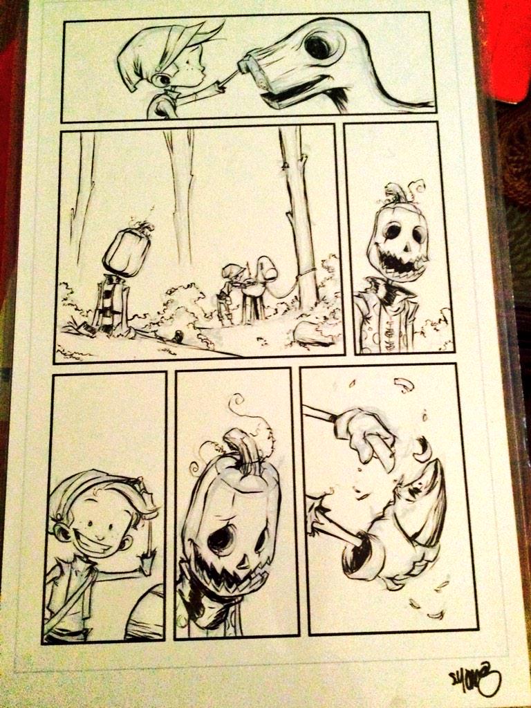 read2please's tweet image. My new original artwork by Skottie Young, thanks to @d_sanek #MarvelClassics