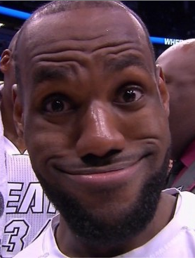 HAPPY 30TH BIRTHDAY LEBRON JAMES! 

YOU\RE GOOD AT BASKETBALL AND STUFF. 
