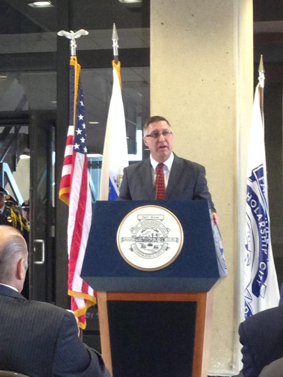 SamSutterMayor's tweet image. Sen. Mike Rodrigues emceeing this morning's inauguration.