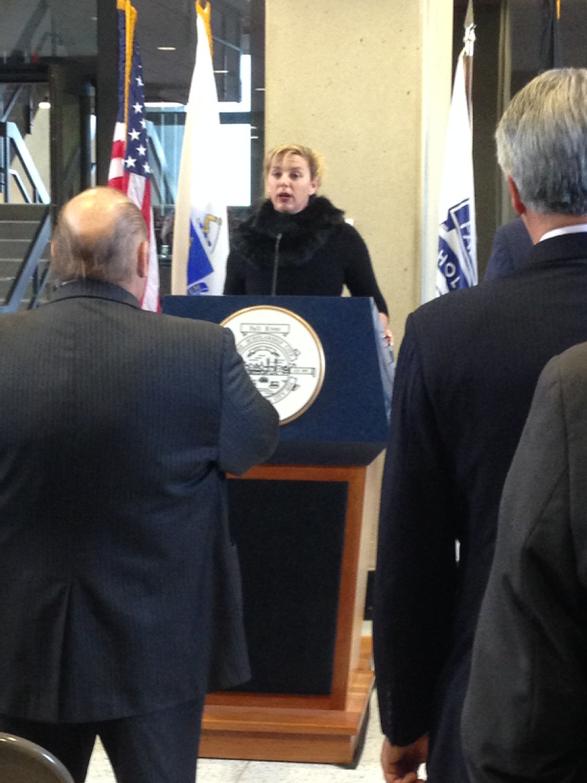 SamSutterMayor's tweet image. Thank you Rachel Rapoza for a stirring rendition of the National Anthem.