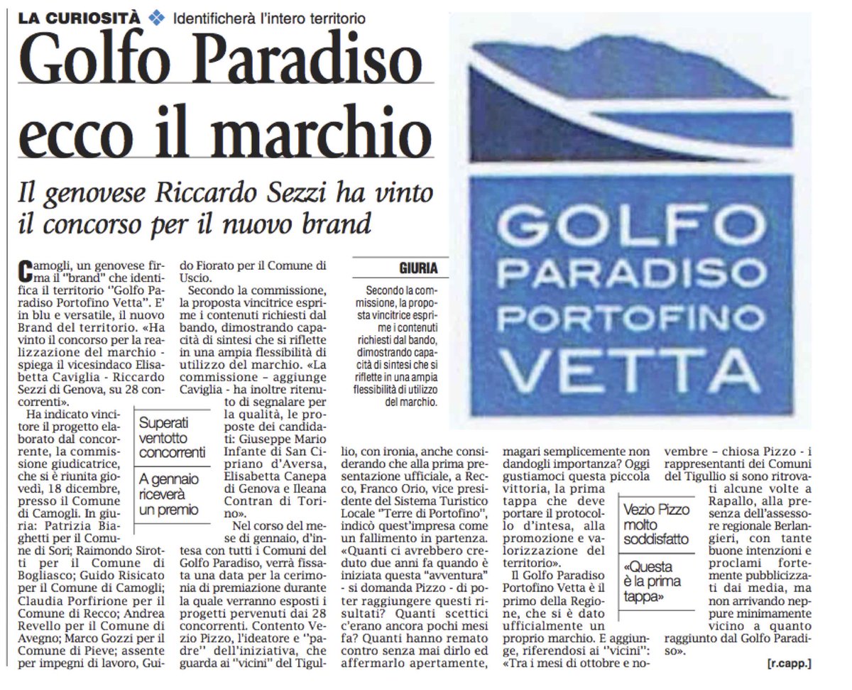 A10S_IT's tweet image. #A10SiTech #HUBIT @vezio Attività per promuovere i Territori: &quot;Un marchio per il Golfo Paradiso Portofino Vetta&quot;