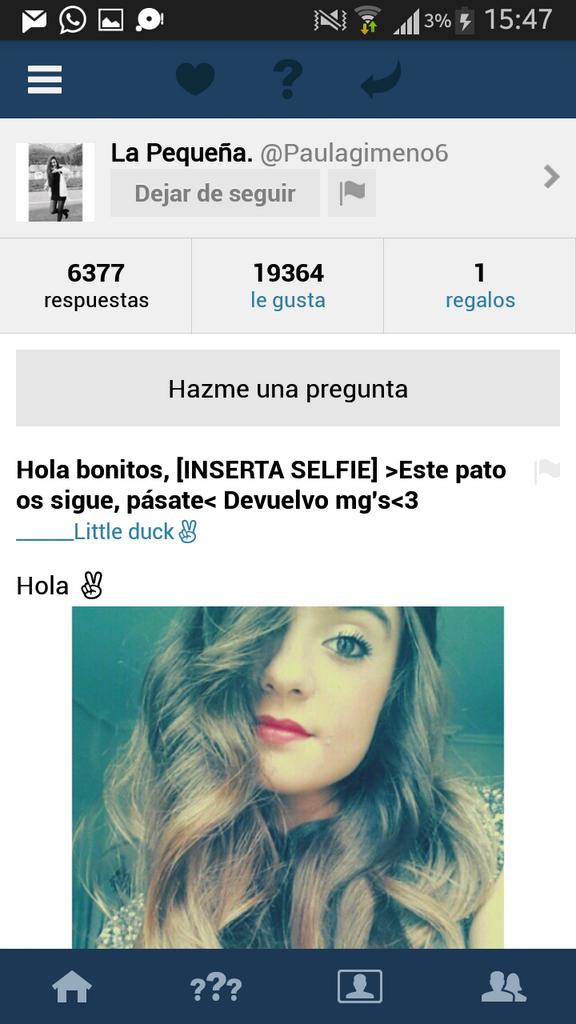 Luciiaadelmoral's tweet photo. @_justpaula Twitter , Ask y Instagram falsos. Otra vez. Por favor denunciarlo ! http://t.co/V2pWHT8cP8