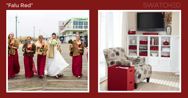 Swatchedcom's tweet photo. The color of the day is "Falu Red".  See weddings and decor featuring this… http://t.co/O7wA6pciSN  #weddings #decor http://t.co/vRqP5DfAjX