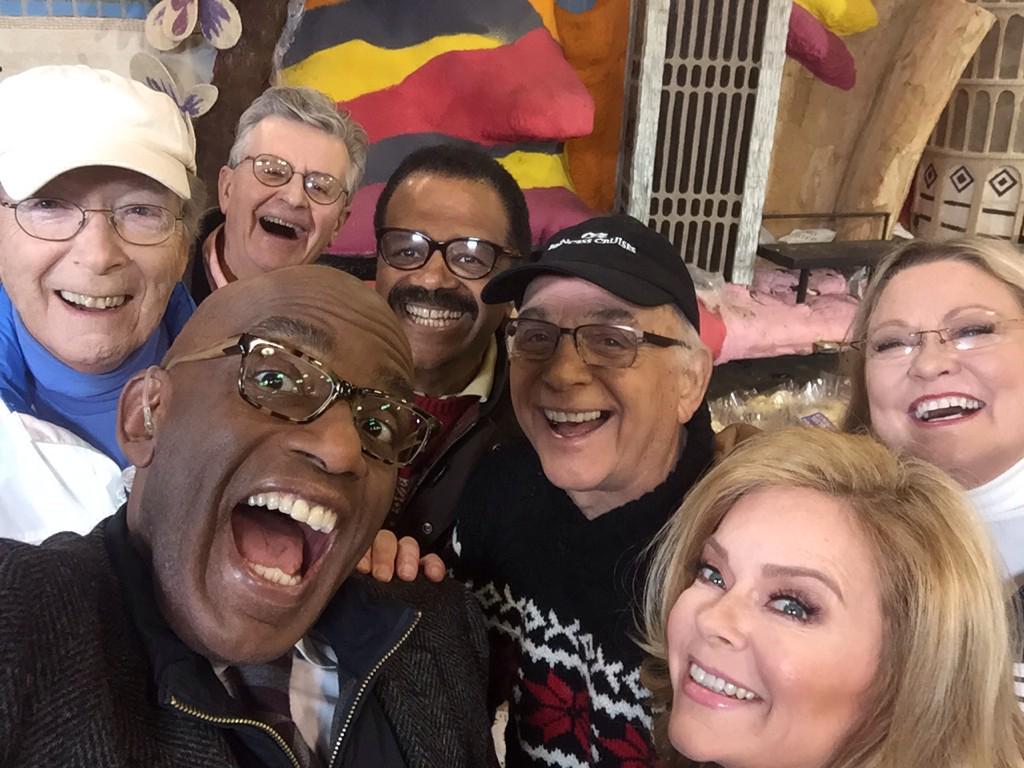 TODAYshow's tweet photo. "Love, exciting and new..." @alroker's selfie with "The Love Boat" cast! http://t.co/GrcU2GzT55