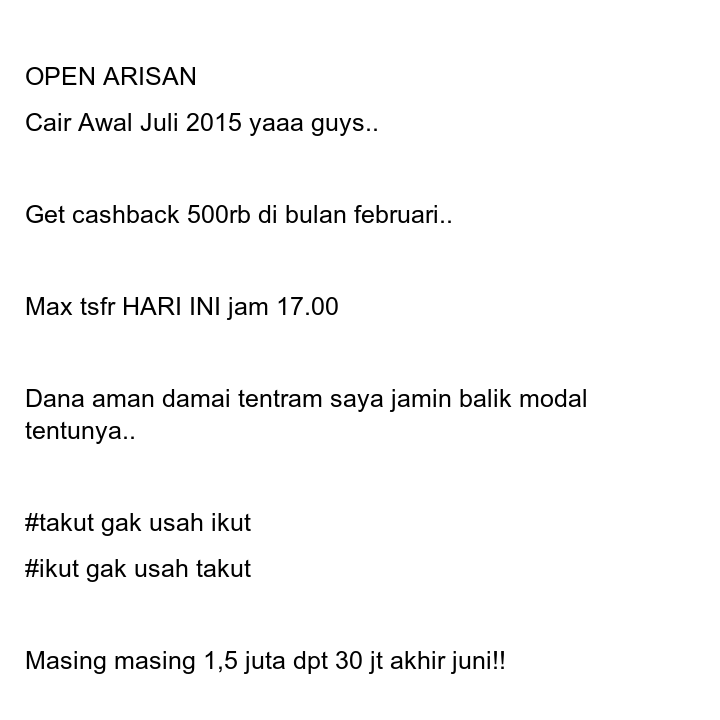 Hari ini dapat BC spt ini dari Pin:7F9B96F0 Apakah <a href="/AliAkbarBISMA/">12 - 13 Mei 2023 | Launching Buku Start From Where</a> <a href="/PakarSEO/">#PAKARSEO</a> @BISMAMedia Kenal dgn Pin tsb.?