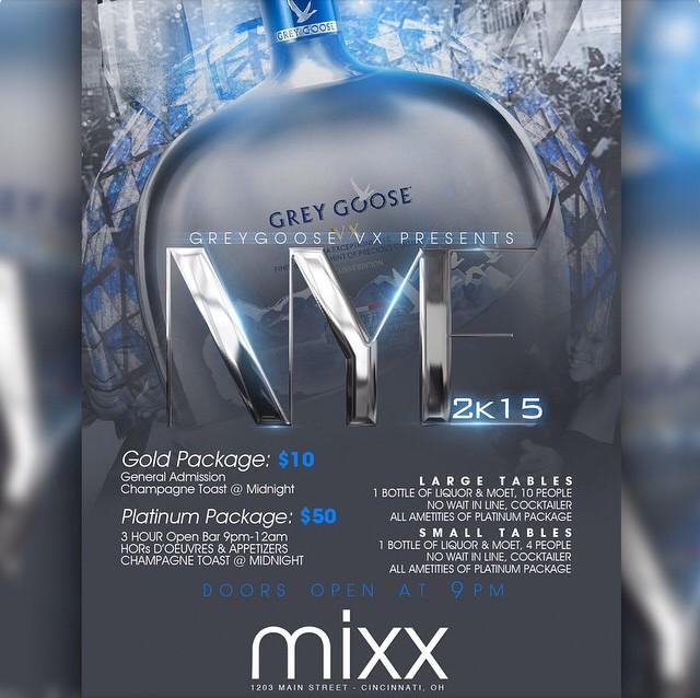 MixxUltraLounge's tweet photo. Bring in the new year the right way- GREY GOOSE VX presents NYE at Mixx! 513-621-MIXX for VIP/bottle service http://t.co/iluQ16fSDy