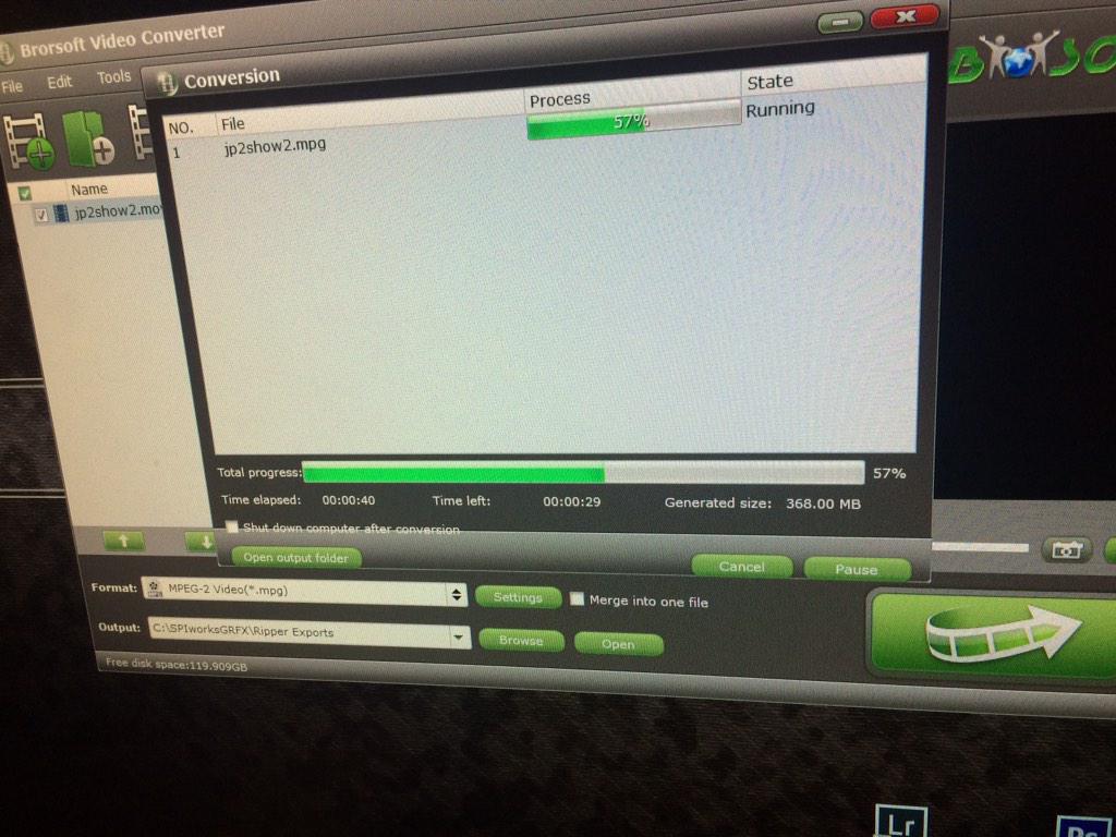 SPI_tv_Media's tweet image. Thought I&apos;d have time for a coffee run. But @brorsoft is pretty fast. #FastFileConversion
