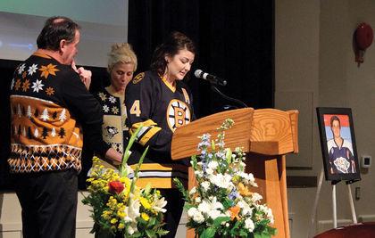 calgarysun's tweet photo. Sister of High River hockey player killed in crash speaks of little brother's 'magnetic soul.' http://t.co/TV0sjLPz8o http://t.co/wpXtY75XNU