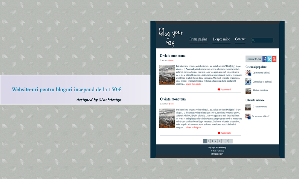 siwebdesigneu's tweet image. New template @siwebdesigneu 
Enjoy it!