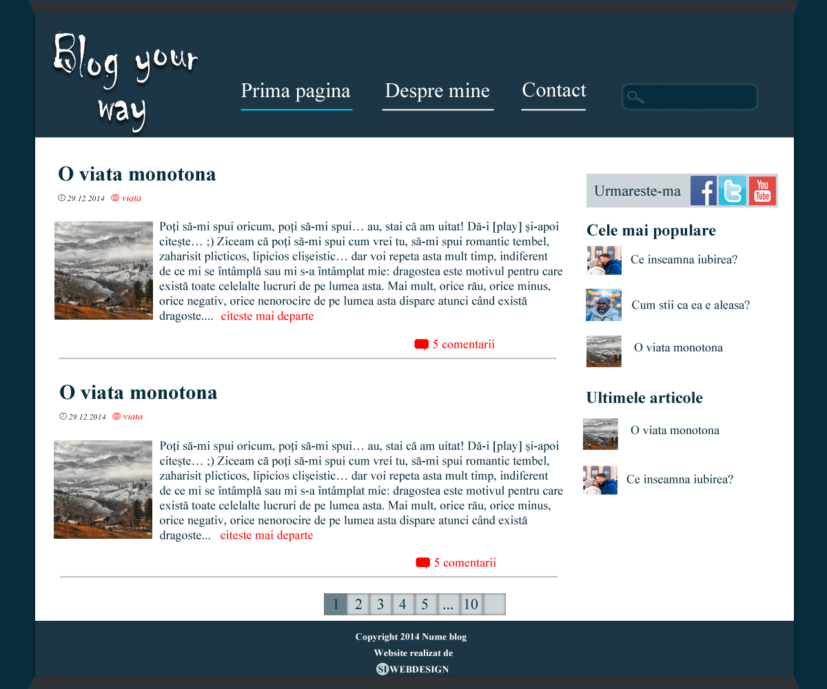 siwebdesigneu's tweet image. New template @siwebdesigneu 
Enjoy it!