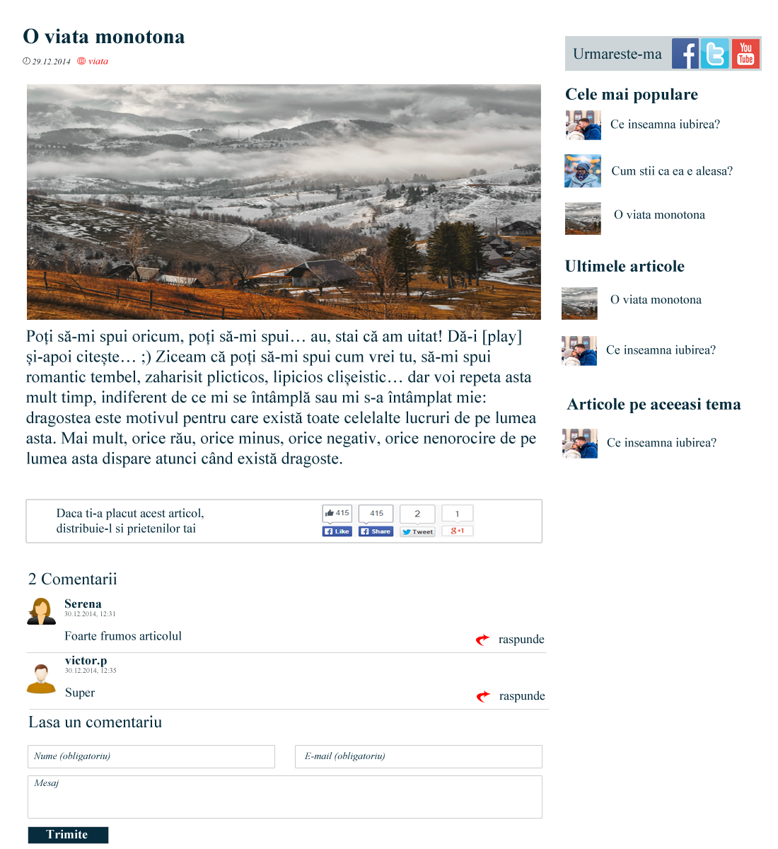 siwebdesigneu's tweet image. New template @siwebdesigneu 
Enjoy it!