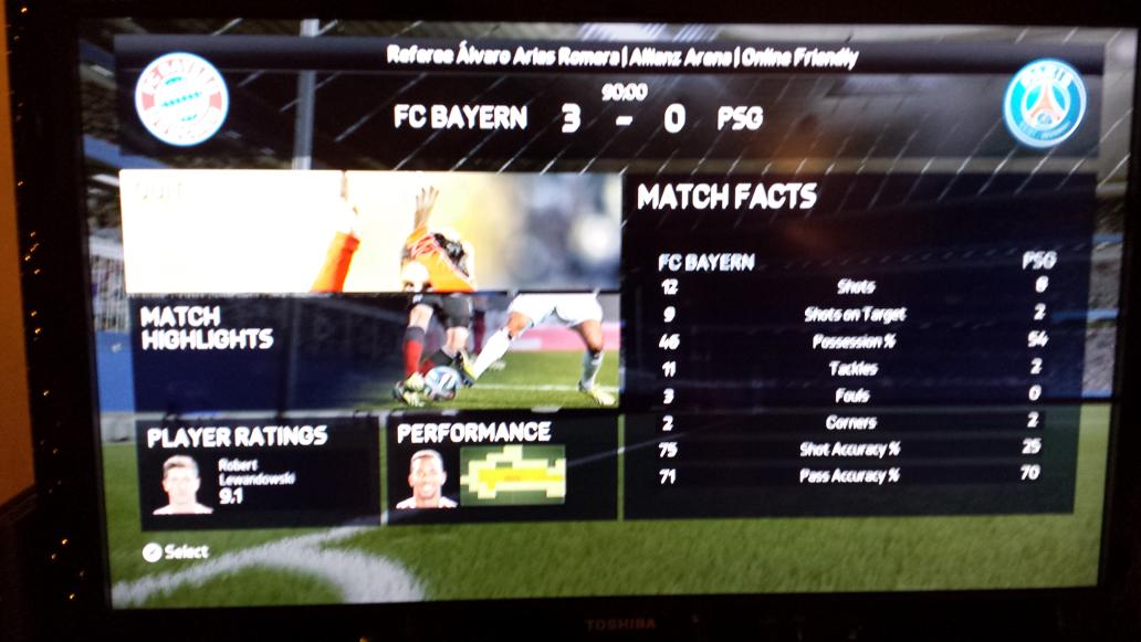 AdamRobertDodds's tweet photo. Come back when you have had some more training @Ollieh51 #fifa15 #ps4 #BAYPSG #turnedover http://t.co/lkjsQ3tAyM